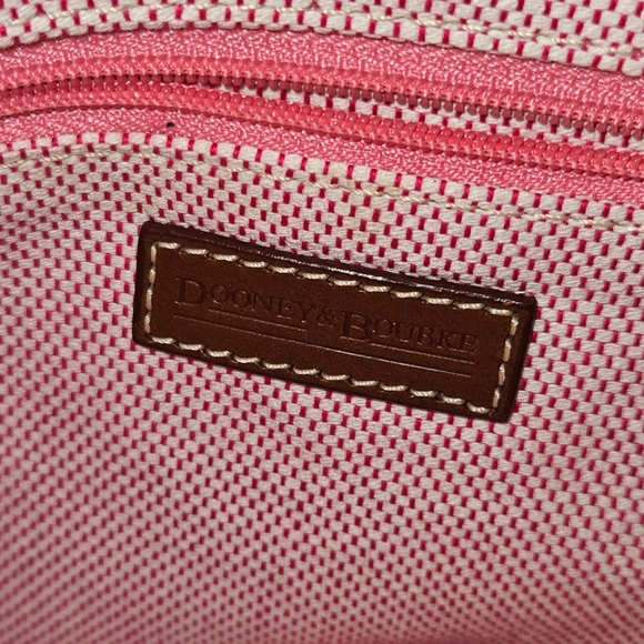 DOONEY  & BOURKE  Vintage ✨️ green and pink shoulder bag - Picture 2 of 9